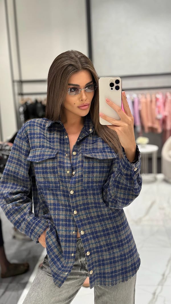 Shirt Checkered Blue