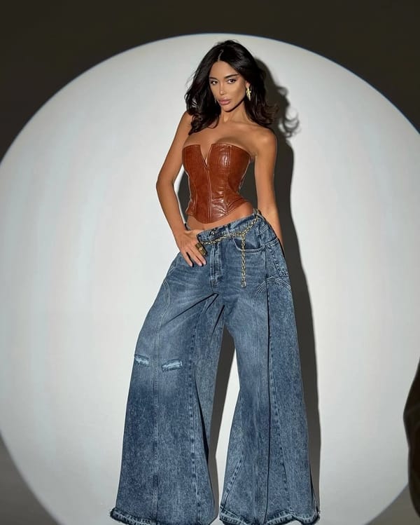 Jeans Flared Blue