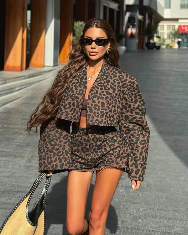Shorts leopard