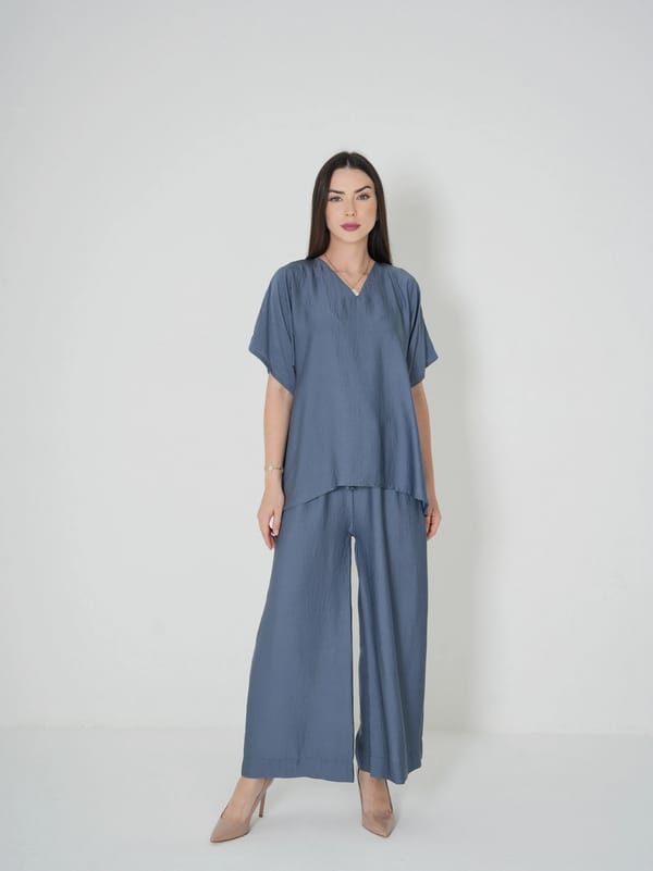 Denim Blue - Under Abaya Pants set