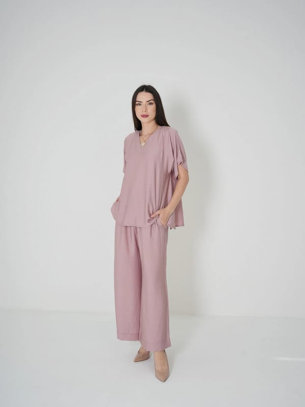 Dusty rose - Under Abaya Pants set