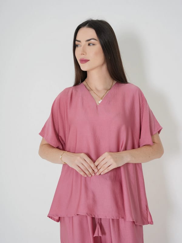Coral Pink - Under Abaya Pants set