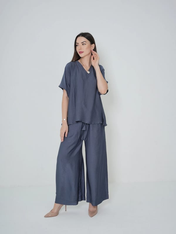 Dark Grey - Under Abaya Pants set