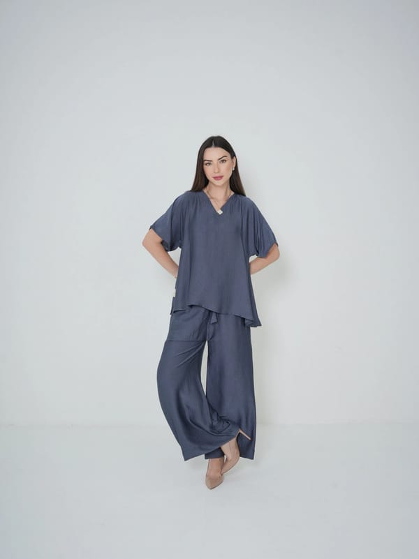 Dark Grey - Under Abaya Pants set