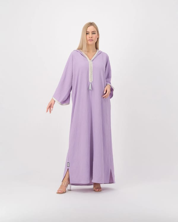 Lavender - Hoodie Kaftan