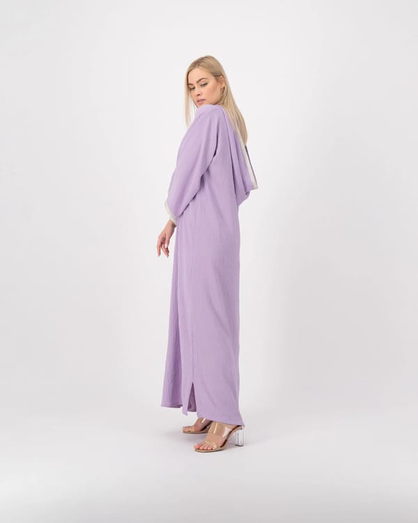 Lavender - Hoodie Kaftan