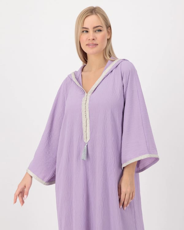 Lavender - Hoodie Kaftan