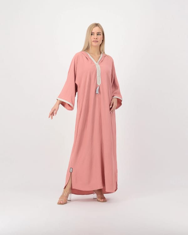 Baby Pink - Hoodie Kaftan