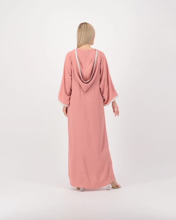 Baby Pink - Hoodie Kaftan