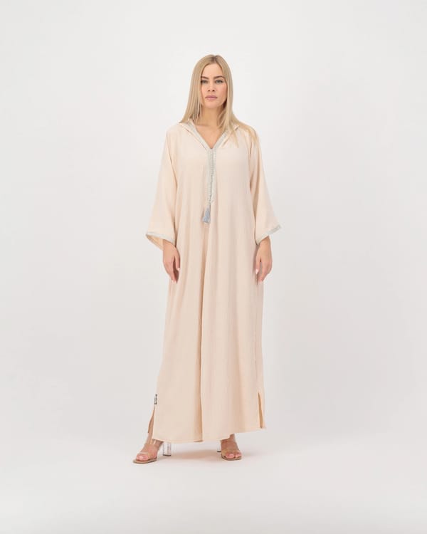 Nude - Hoodie Kaftan
