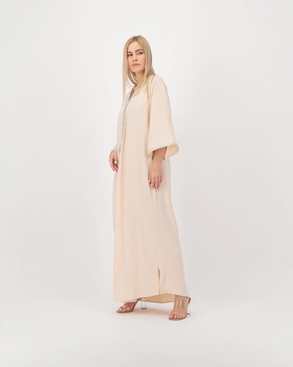 Nude - Hoodie Kaftan
