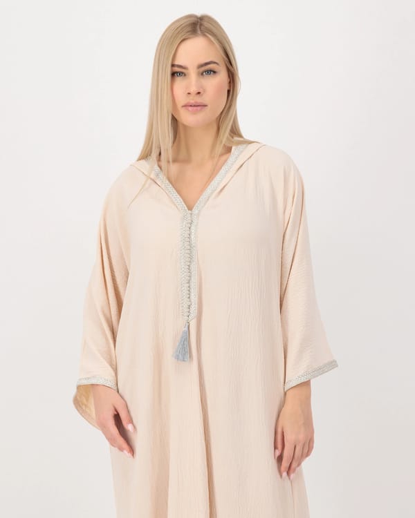 Nude - Hoodie Kaftan