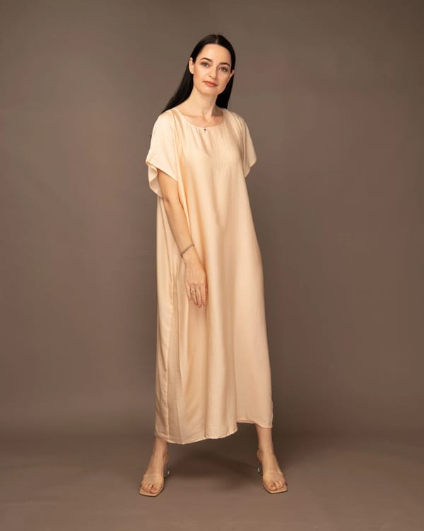 Peachy Nude - Under Abaya Dress