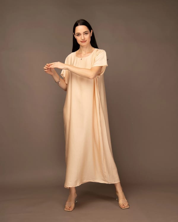 Peachy Nude - Under Abaya Dress