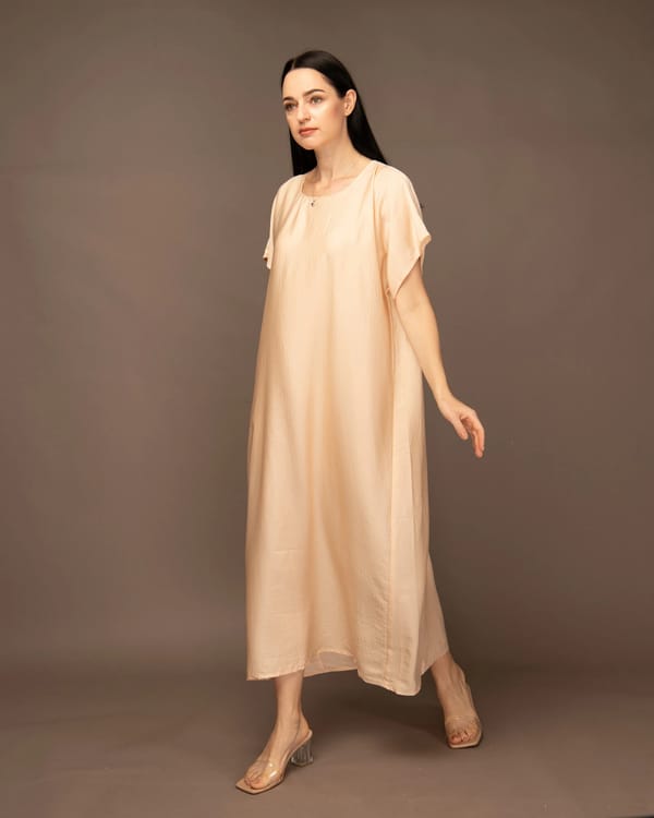 Peachy Nude - Under Abaya Dress