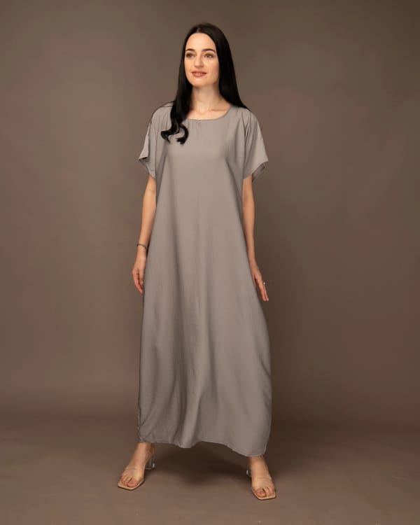 Light Grey - Under Abaya Dress