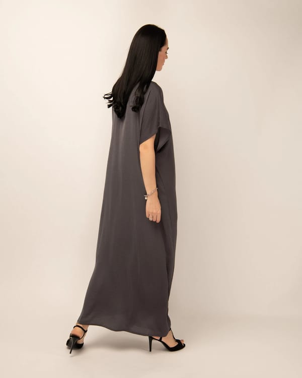 Dark Grey - Under Abaya Dress