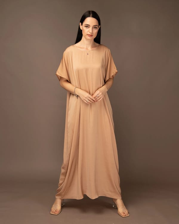Beige - Under Abaya Dress