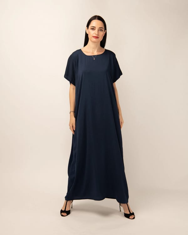 Navy - Under Abaya Dress