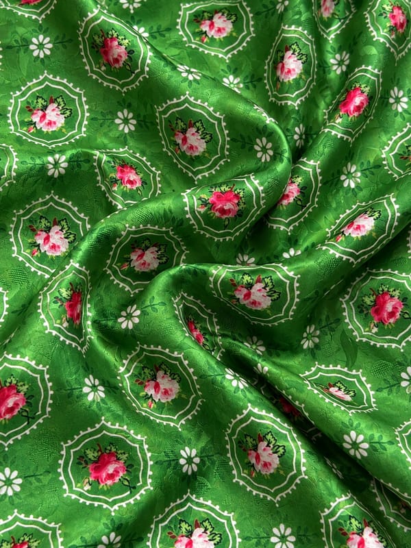 Jacquard Bloom Fabric