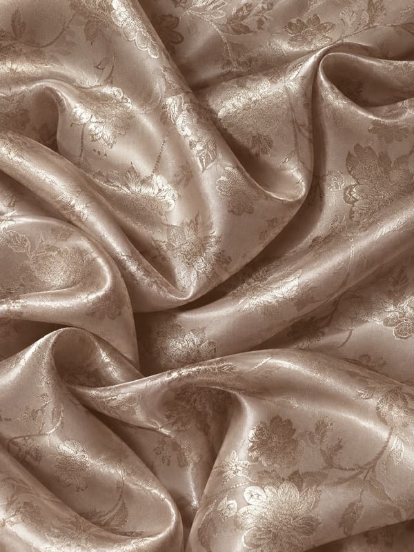 Floral Jacquard – Taupe Fabric