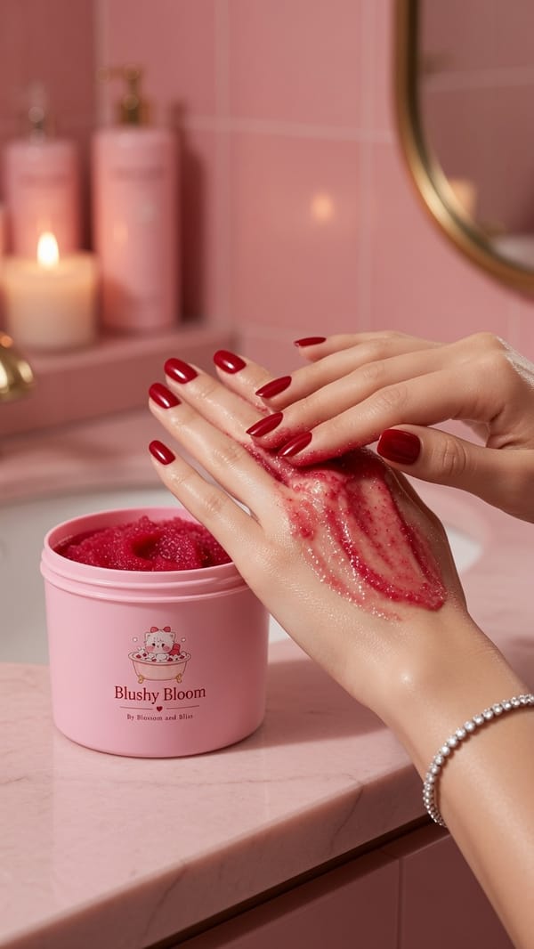 مقشر التوريد Blushy Bloom