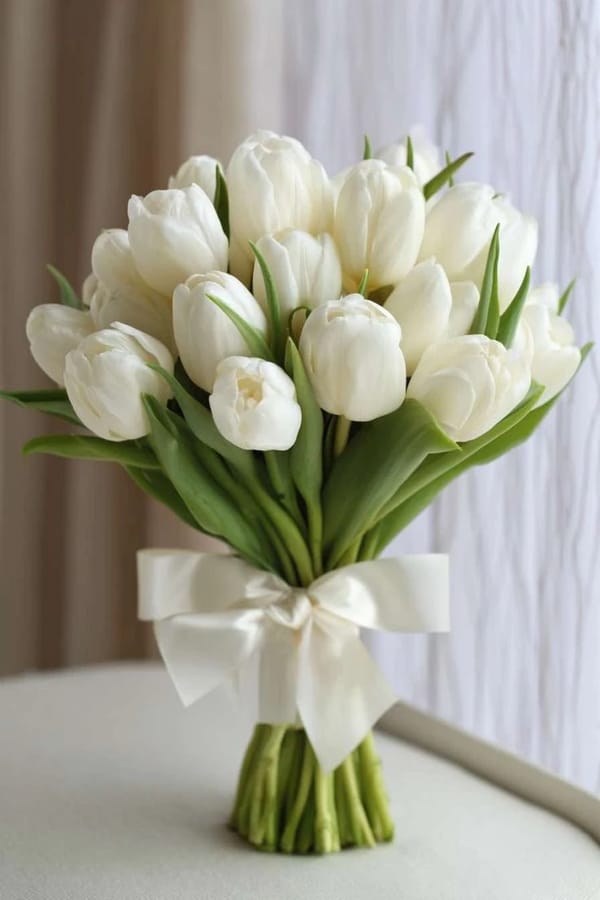 TULIP BRIDAL BOUQUET