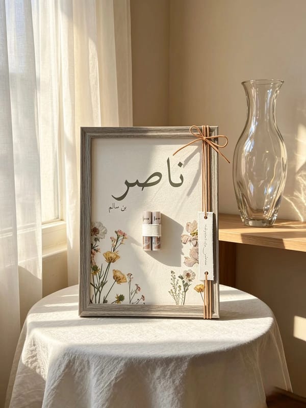 FRAME COTTON FOR A LADY GRADUATION