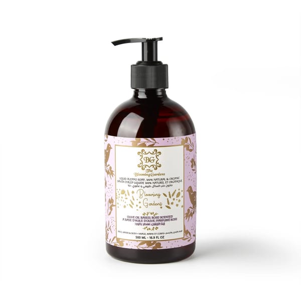 Liquid Aleppo Soap, Floral Collection, Rose 500ML