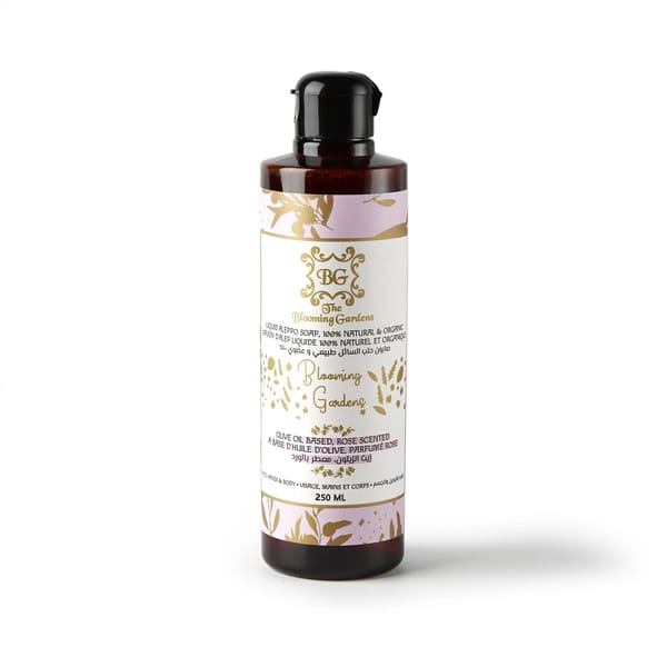 Liquid Aleppo Soap, Floral Collection, Rose 250ML