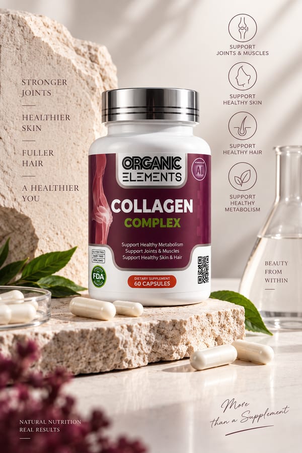 Organic elements collagen complex