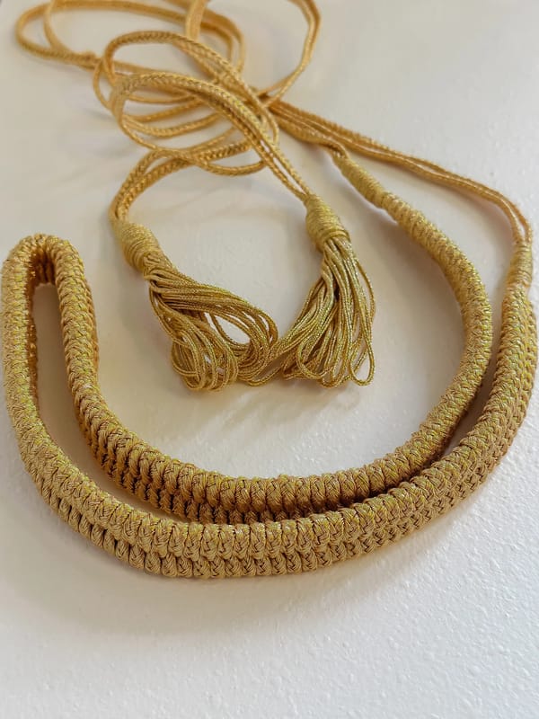 Moroccan gold belt