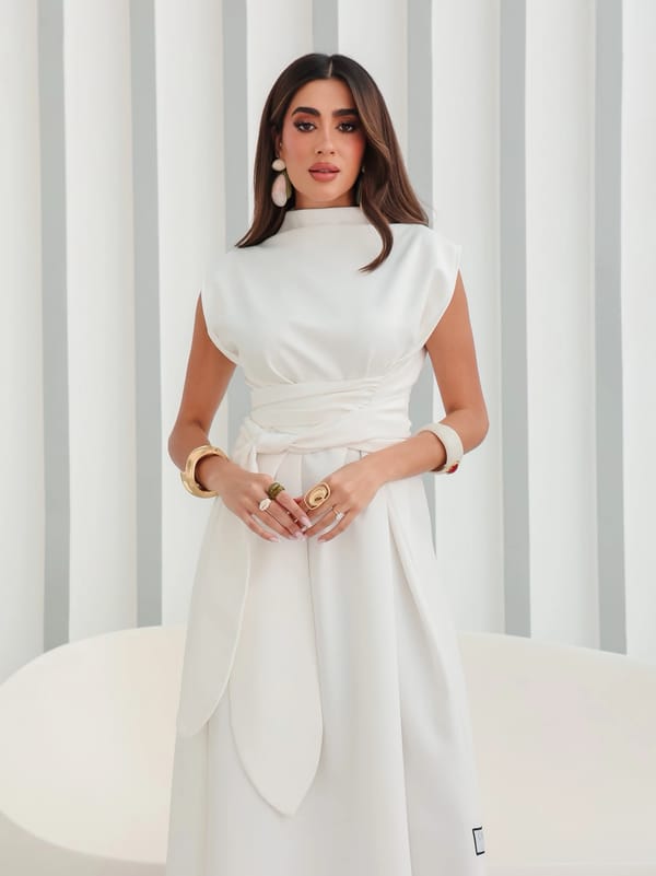 SAMA INNER DRESS Off-White