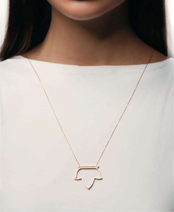 Lotus Long Necklace