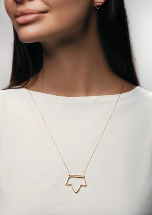 Lotus Long Necklace
