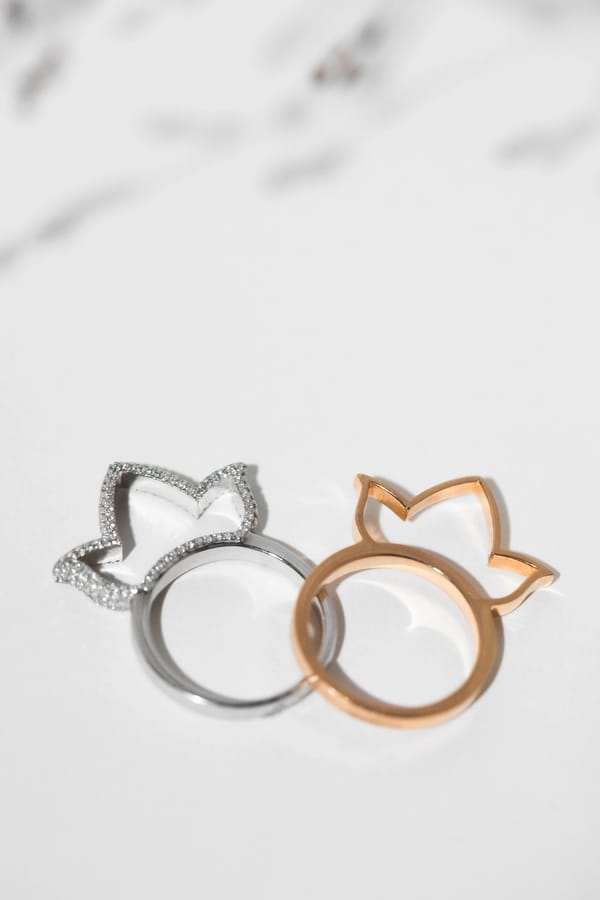 Lotus Ring in Diamond