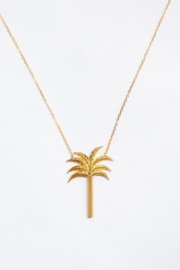 The Palm Tree Long Necklace