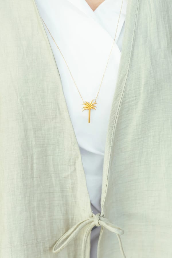 The Palm Tree Long Necklace
