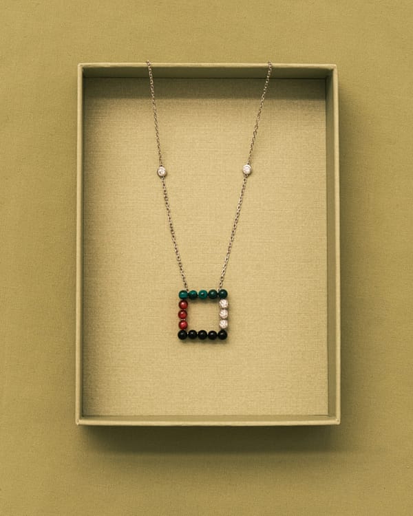 UAE Flag Long Necklace