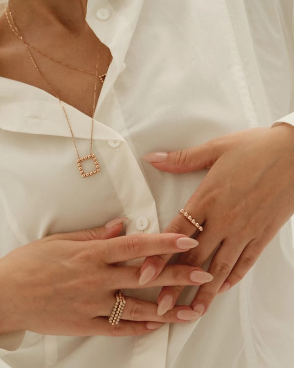 Medium Long Drops Necklace