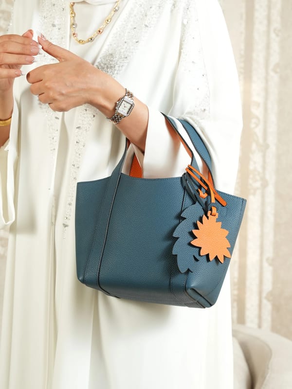 شنطه مريم لون أزرق/maryam bleu bag