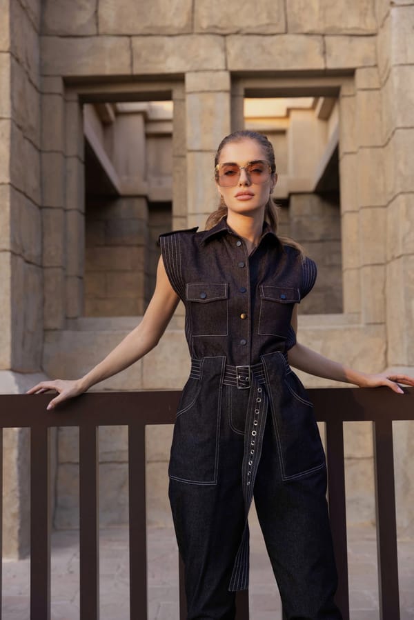 Olina Jumpsuit - Gray