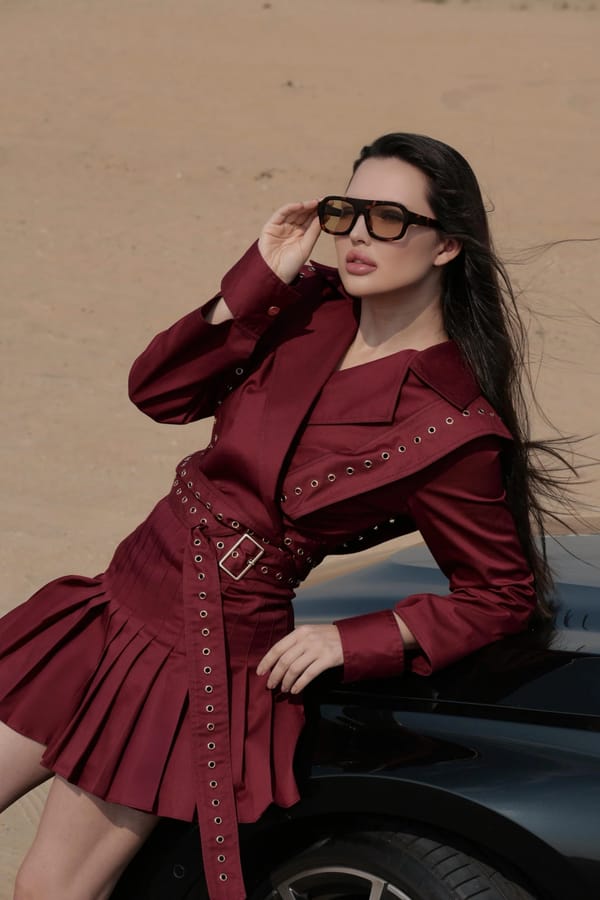 Kaia Jacket - Maroon