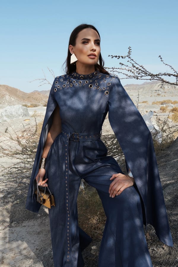 Midnight bloom jumpsuit