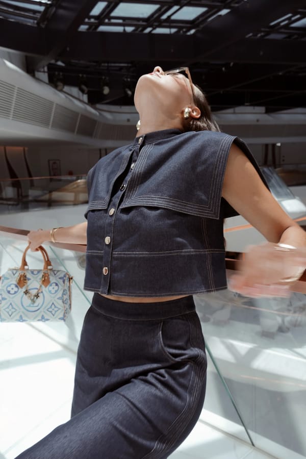 Tramonto Denim Top