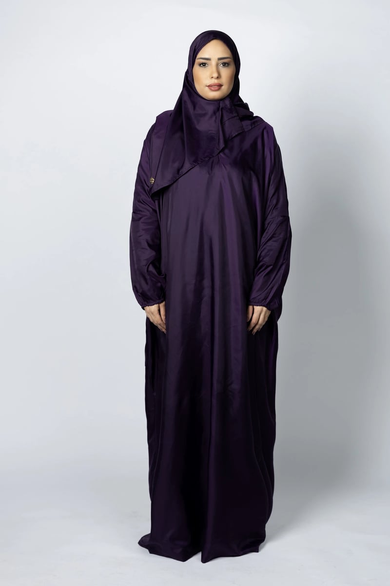 Hijabi Kamali -Purple