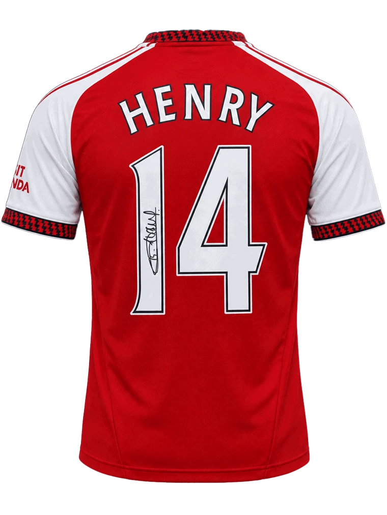 Thierry Henry Signed 2026/27 Arsenal Jersey (ICONS)