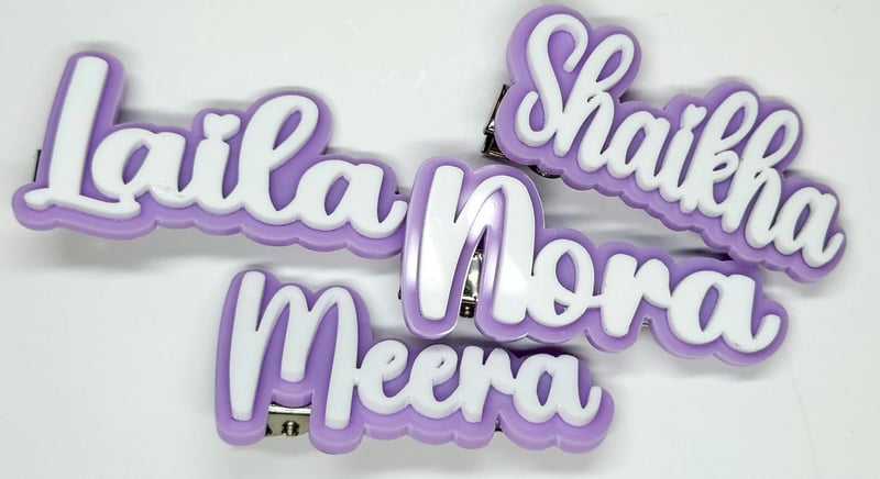 Purple Hair Clip