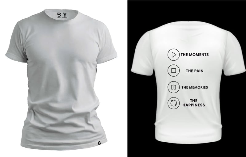 The Moments Design T Shirt- White
