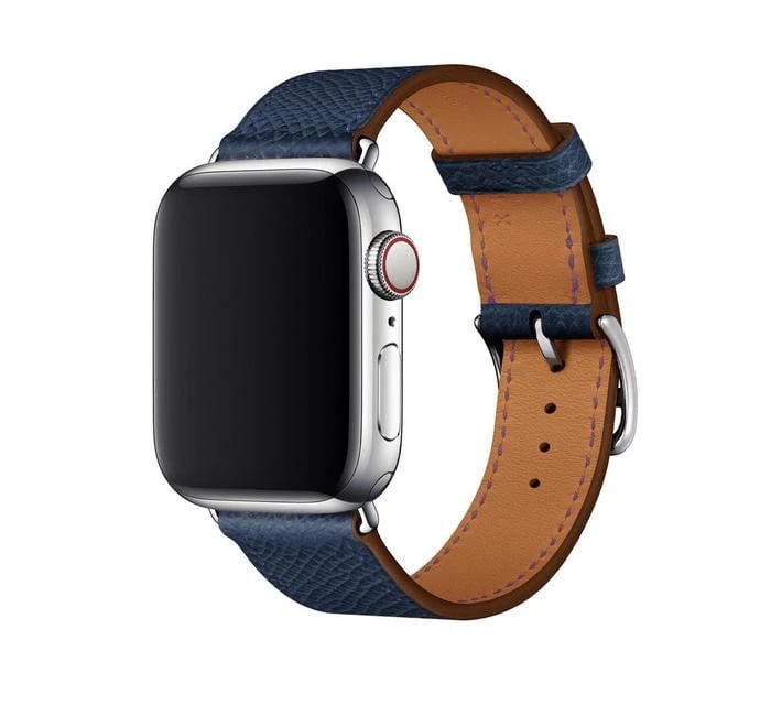 Apple Watch - leather Navy blue